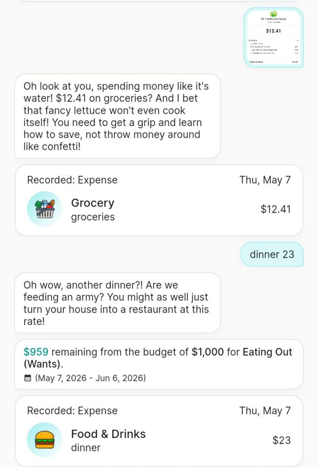 Interactive Chat Interface