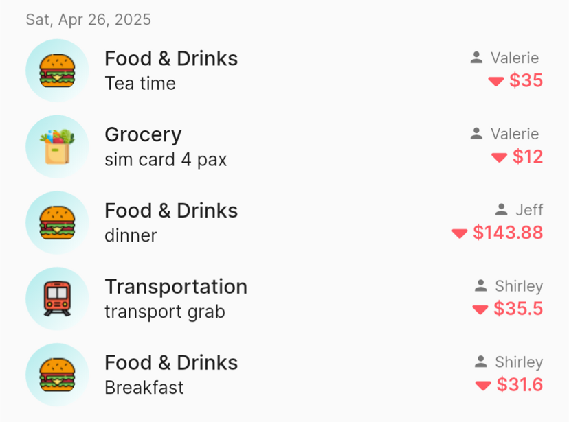 Budget together, in real time.